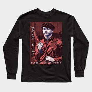 Huey P. Newton (R) Long Sleeve T-Shirt